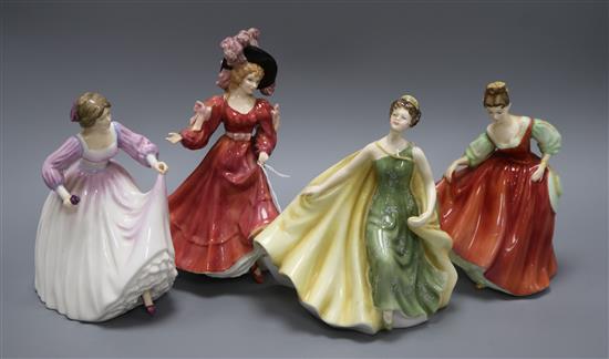 Four various Royal Doulton figures